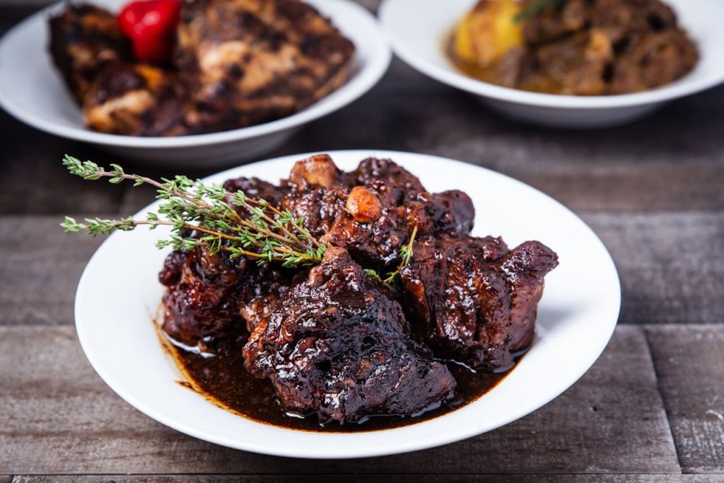 Braised oxtail